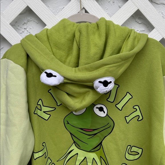 Our Universe Disney Kermit Green Zip Up - Picture 5 of 6
